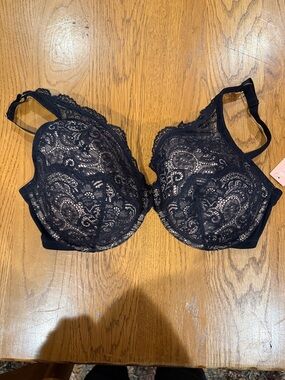 ThirdLove Black Lace Underwire Bra with Full Coverage Cups